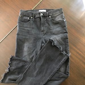 Black Madewell Demi boot jeans